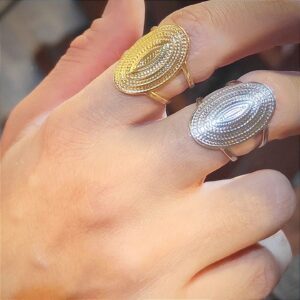 La bague Soleil Inca or ou argent