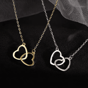 Chaine coeur or ou argent