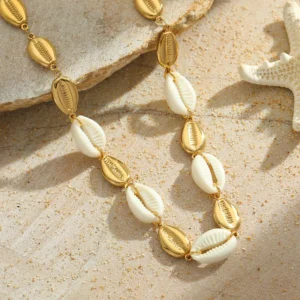 Le collier Coquillage doré