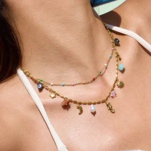 Le collier double rangs Océan