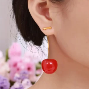Les boucles d'oreilles Cerises