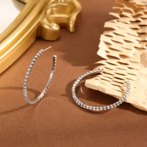 Les créoles Elégance Argentée