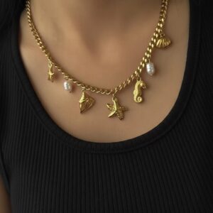 Le collier Océan doré