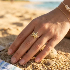 Bague étoile de mer