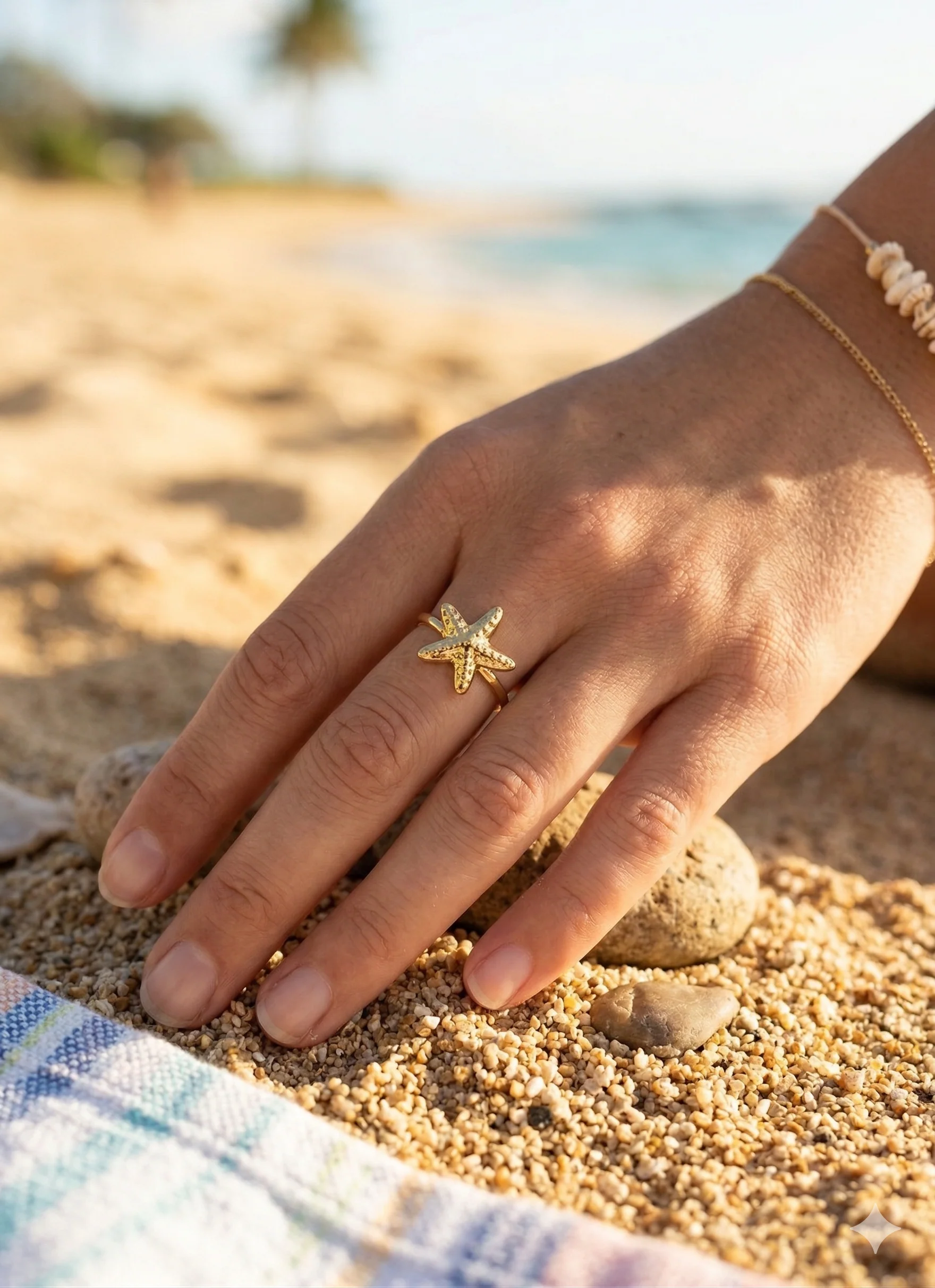 Bague étoile de mer