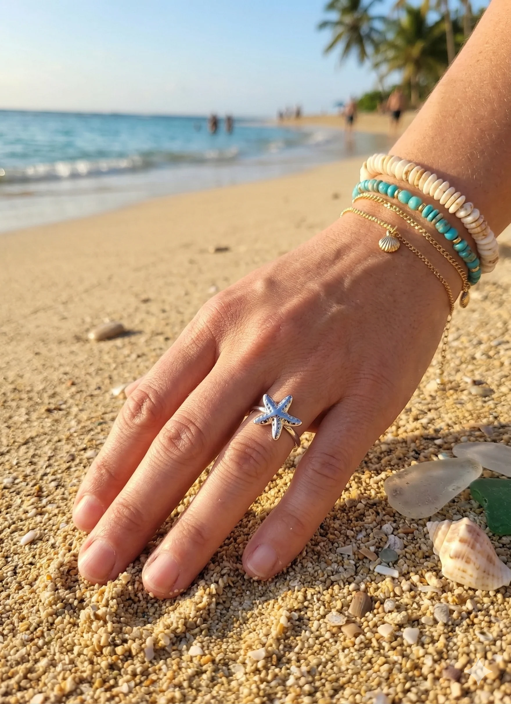 Bague étoile de mer – Image 2