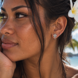 Boucles Fleur Éclat à Clip